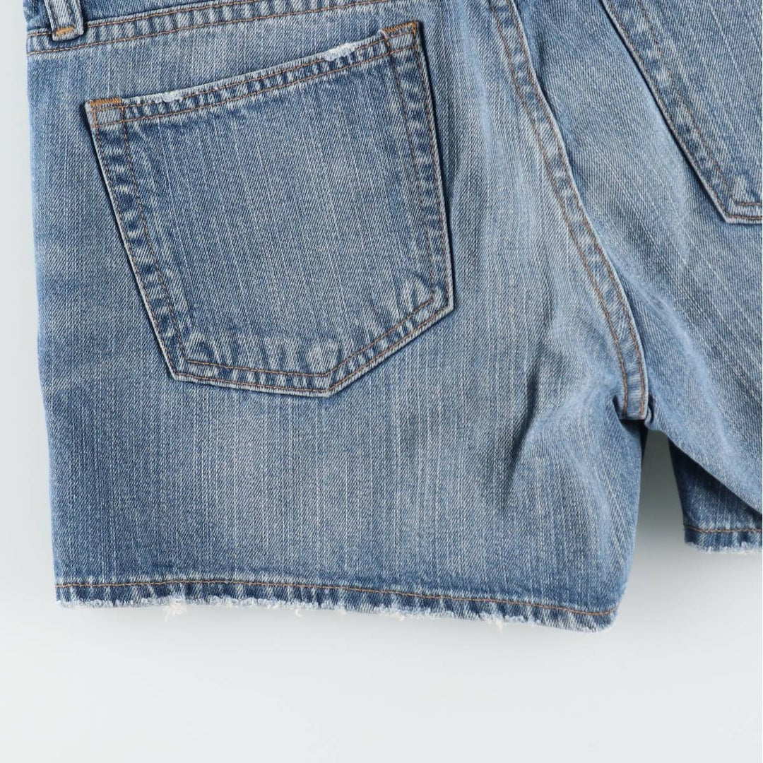 Ralph Lauren RALPH LAUREN SPORT denim shorts, women's size XXL (equivalent to W34). cotton blue type Vintage Second Hand