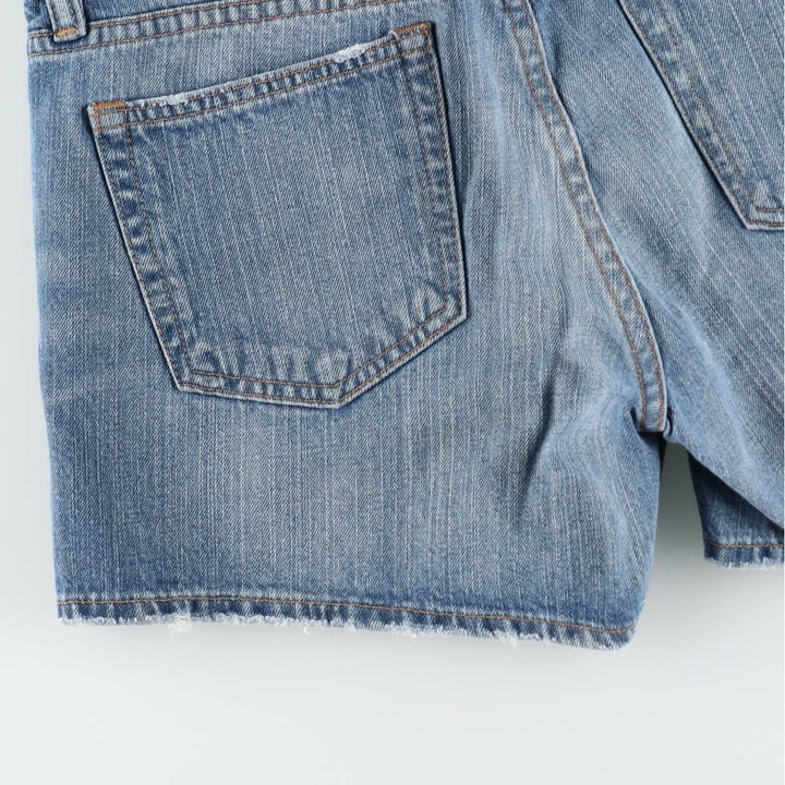 Ralph Lauren RALPH LAUREN SPORT denim shorts, women's size XXL (equivalent to W34). cotton blue type Vintage Second Hand