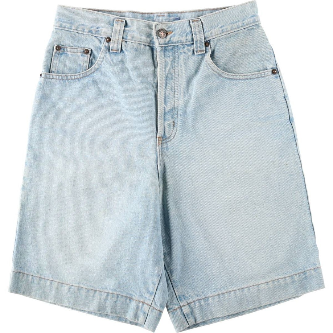 1980'S Banana Republic denim shorts, made in the USA, women's size L (equivalent to W30), vintage. cotton blue type Vintage Second Hand