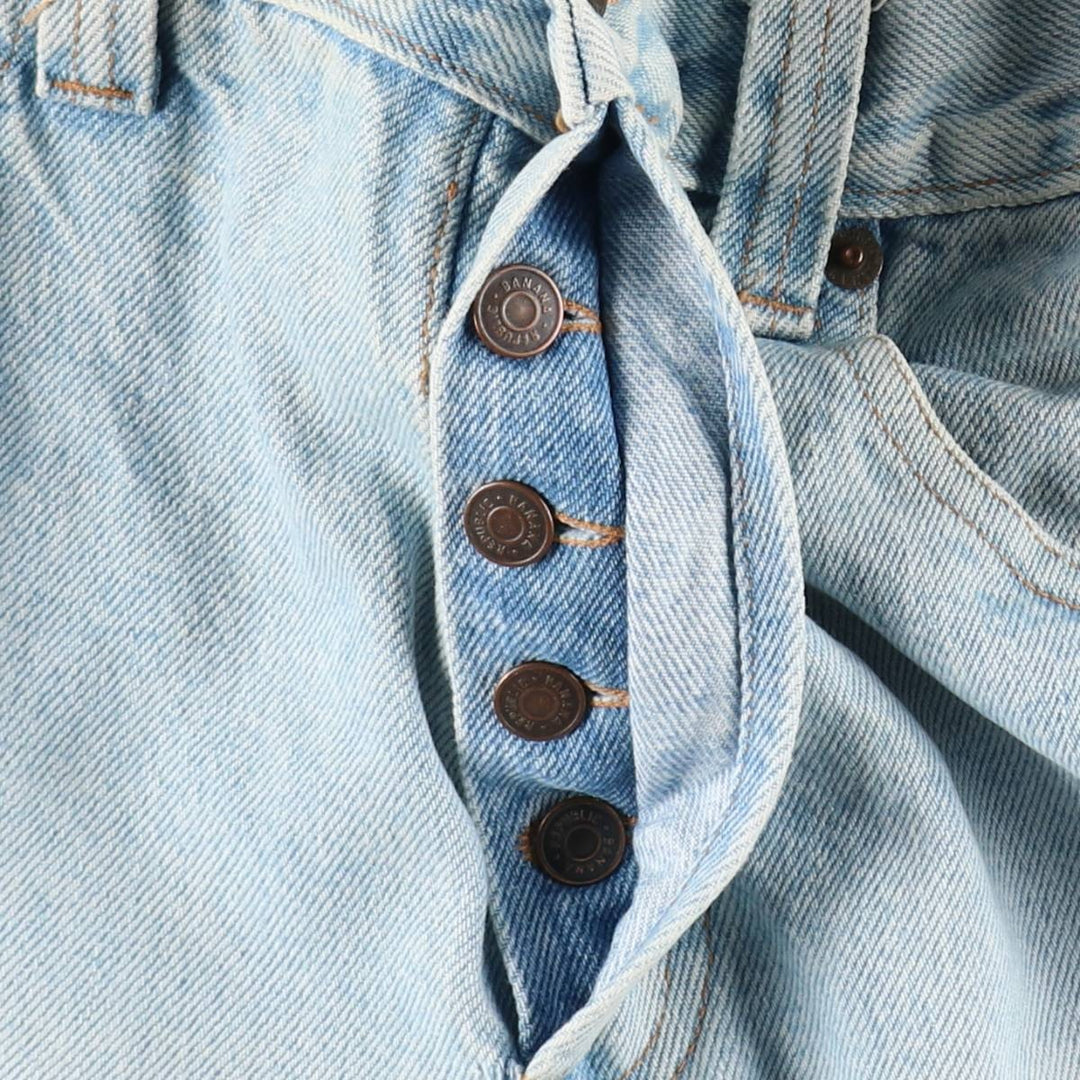 1980'S Banana Republic denim shorts, made in the USA, women's size L (equivalent to W30), vintage. cotton blue type Vintage Second Hand