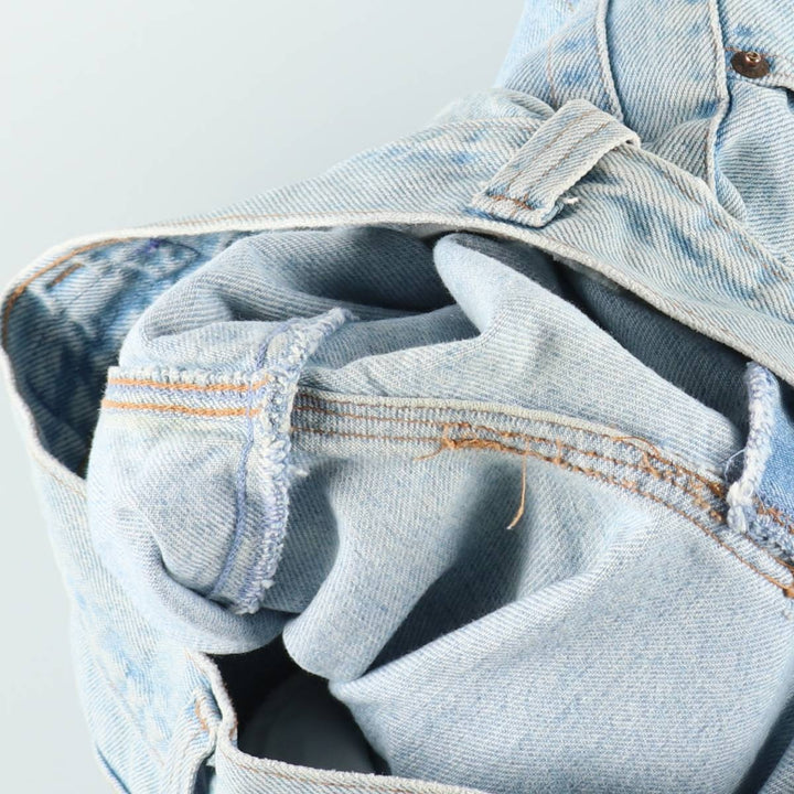 1980'S Banana Republic denim shorts, made in the USA, women's size L (equivalent to W30), vintage. cotton blue type Vintage Second Hand