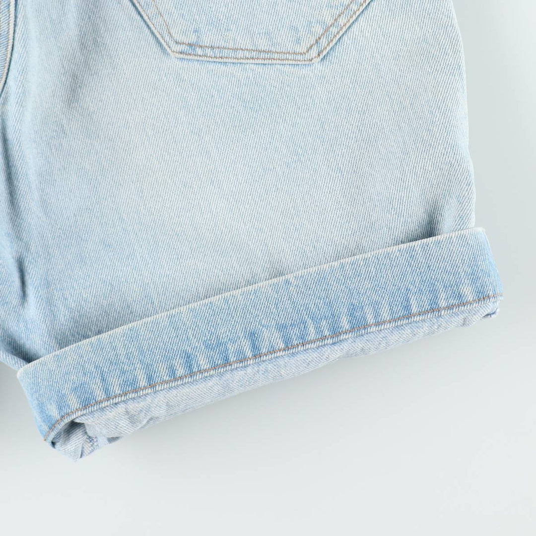 1980'S Banana Republic denim shorts, made in the USA, women's size L (equivalent to W30), vintage. cotton blue type Vintage Second Hand