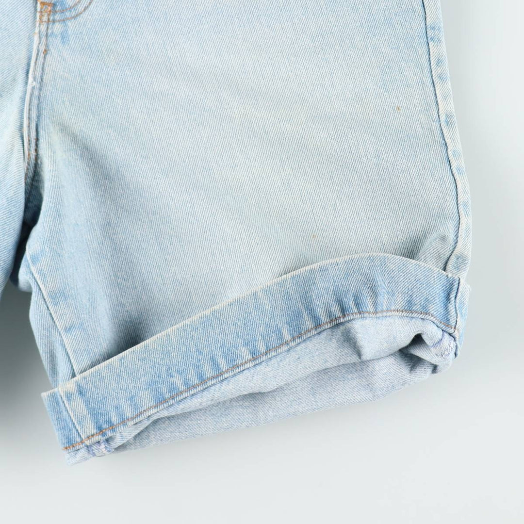 1980'S Banana Republic denim shorts, made in the USA, women's size L (equivalent to W30), vintage. cotton blue type Vintage Second Hand