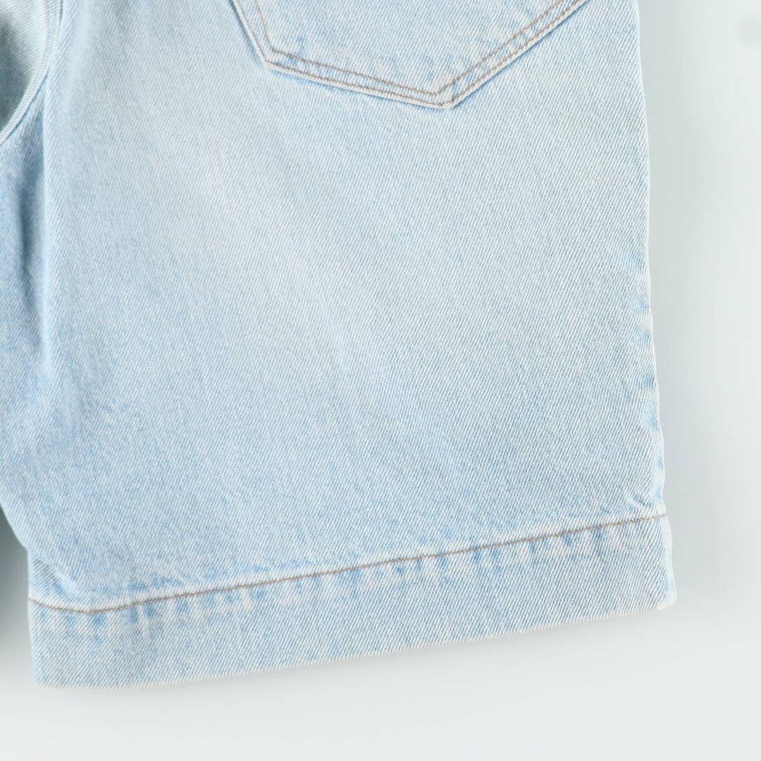 1980'S Banana Republic denim shorts, made in the USA, women's size L (equivalent to W30), vintage. cotton blue type Vintage Second Hand