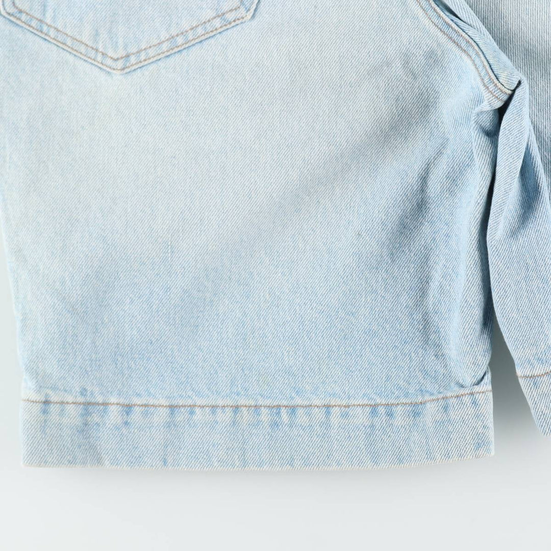 1980'S Banana Republic denim shorts, made in the USA, women's size L (equivalent to W30), vintage. cotton blue type Vintage Second Hand