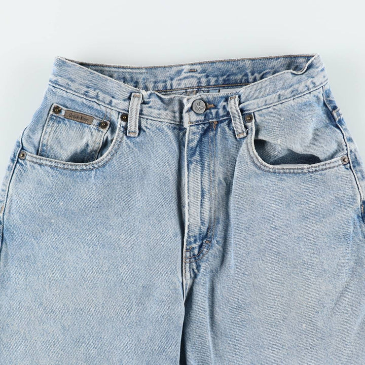 Calvin Klein denim shorts, made in the USA, women's size L (equivalent to W28). cotton blue type Vintage Second Hand