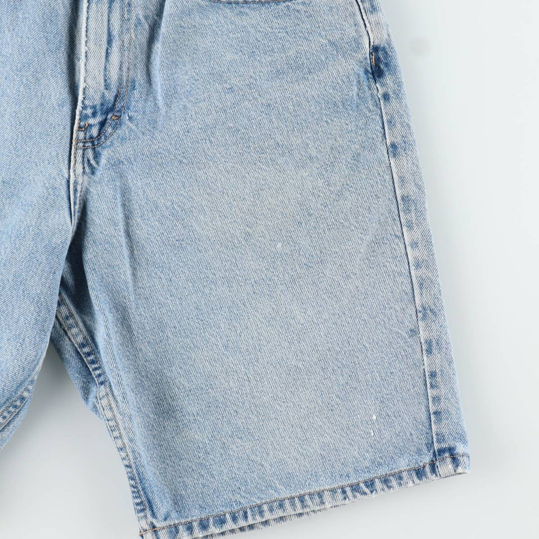 Calvin Klein denim shorts, made in the USA, women's size L (equivalent to W28). cotton blue type Vintage Second Hand
