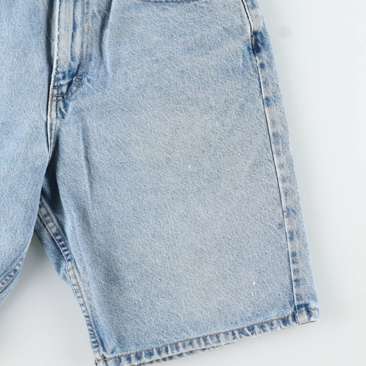 Calvin Klein denim shorts, made in the USA, women's size L (equivalent to W28). cotton blue type Vintage Second Hand