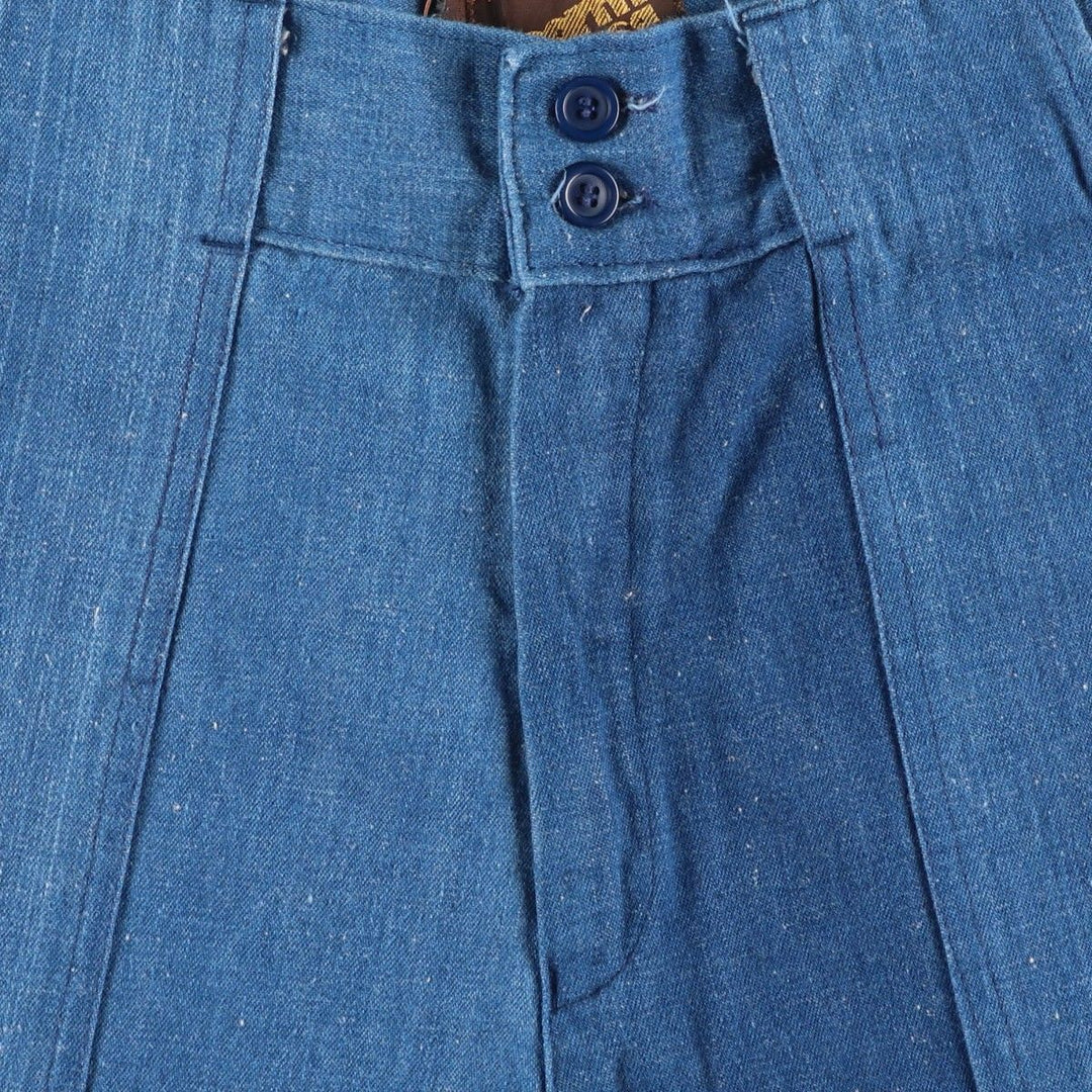 Sportif Denim Shorts, Women's Size L (equivalent to W30), Vintage unclear blue type Vintage Second Hand