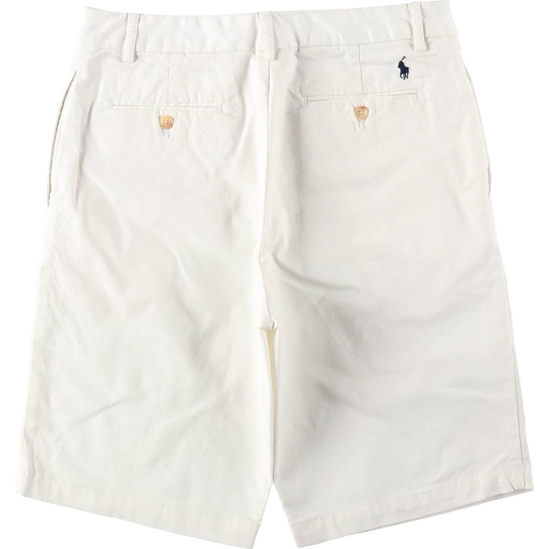 Ralph Lauren POLO RALPH LAUREN Chino Shorts, Women's XL (equivalent to W31) cotton white type Vintage Second Hand
