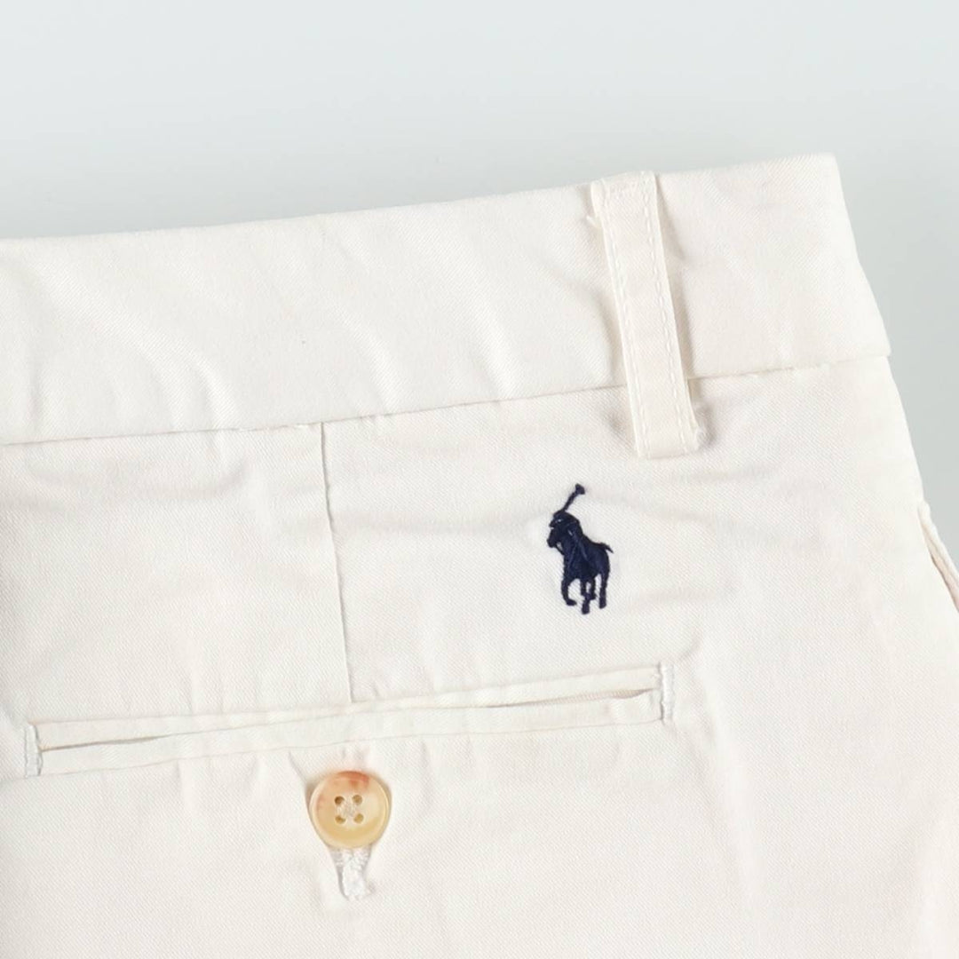 Ralph Lauren POLO RALPH LAUREN Chino Shorts, Women's XL (equivalent to W31) cotton white type Vintage Second Hand