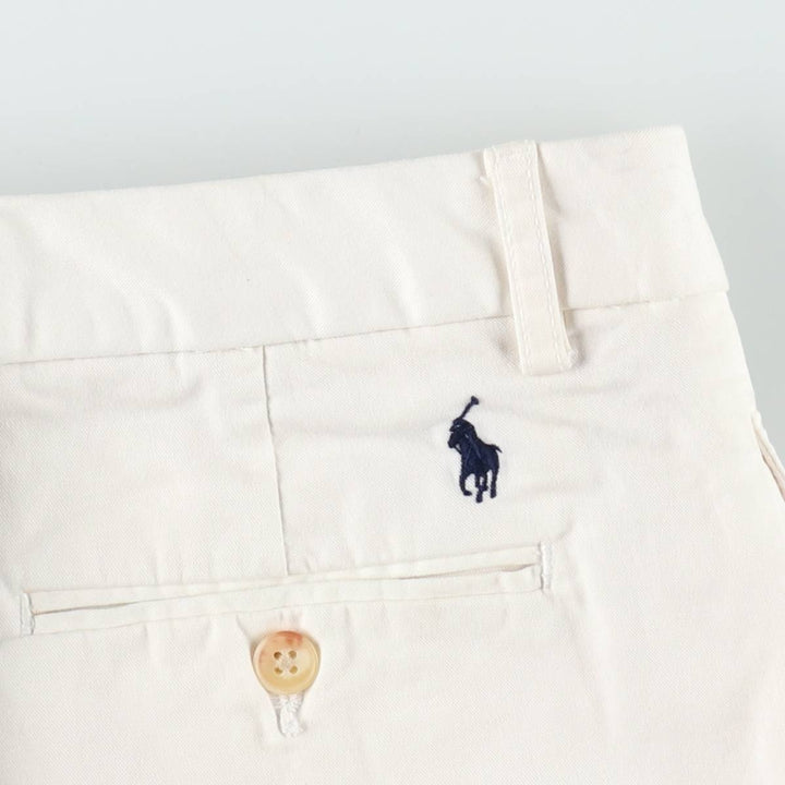 Ralph Lauren POLO RALPH LAUREN Chino Shorts, Women's XL (equivalent to W31) cotton white type Vintage Second Hand