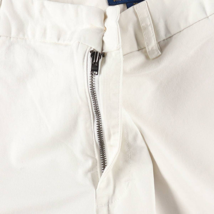Ralph Lauren POLO RALPH LAUREN Chino Shorts, Women's XL (equivalent to W31) cotton white type Vintage Second Hand