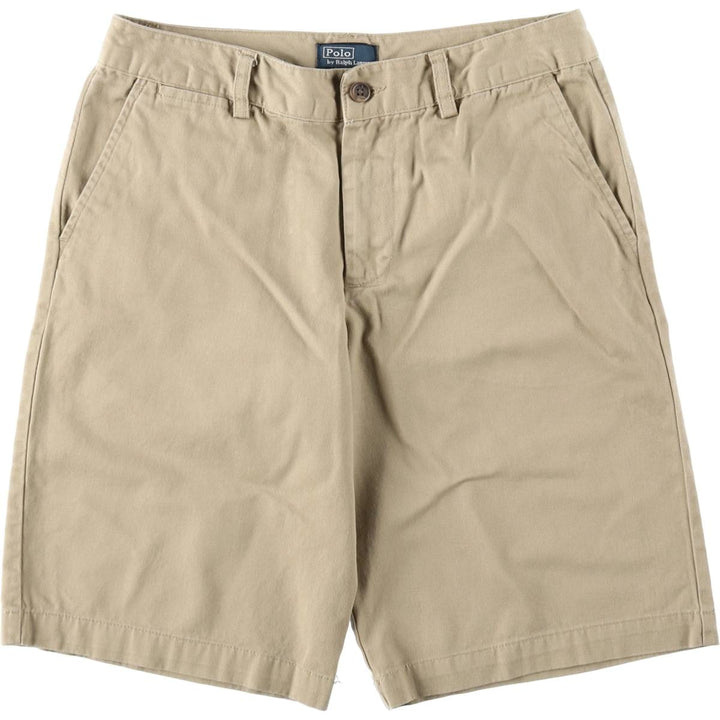 Ralph Lauren POLO by Ralph Lauren Chino Shorts, Women's Size L (equivalent to W29) cotton Beige type Vintage Second Hand