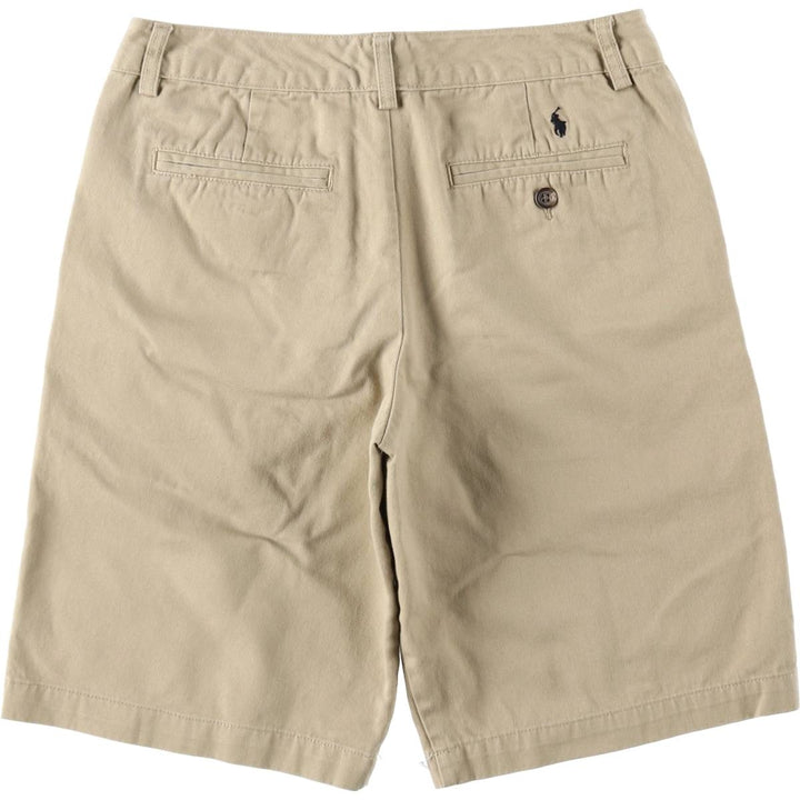 Ralph Lauren POLO by Ralph Lauren Chino Shorts, Women's Size L (equivalent to W29) cotton Beige type Vintage Second Hand