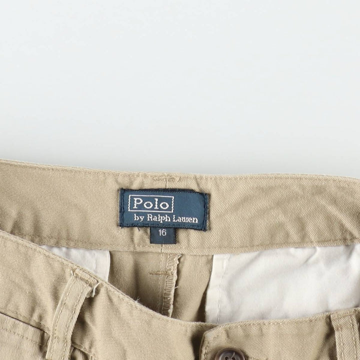 Ralph Lauren POLO by Ralph Lauren Chino Shorts, Women's Size L (equivalent to W29) cotton Beige type Vintage Second Hand