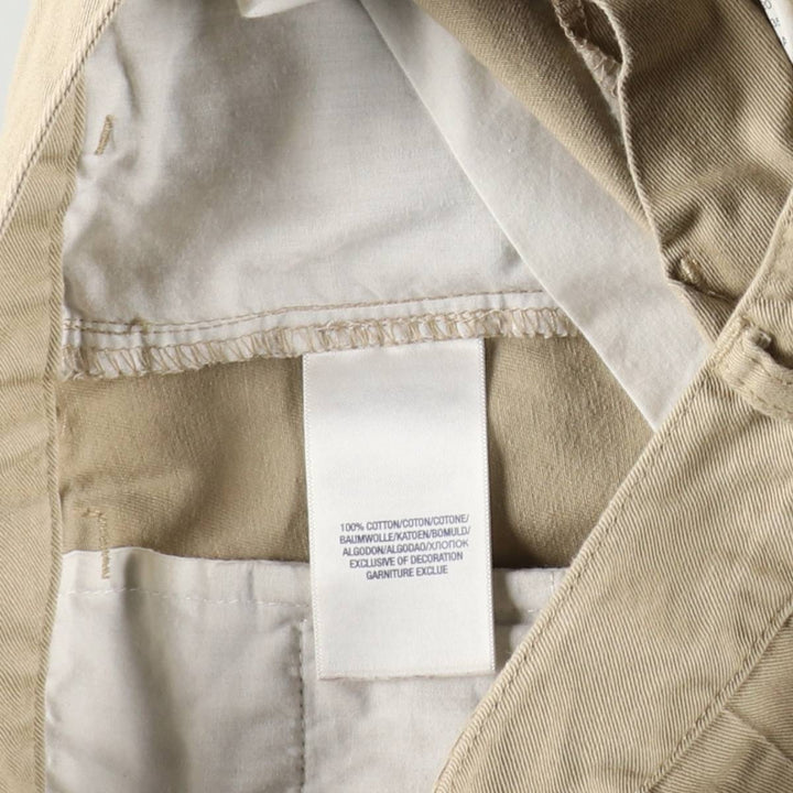 Ralph Lauren POLO by Ralph Lauren Chino Shorts, Women's Size L (equivalent to W29) cotton Beige type Vintage Second Hand