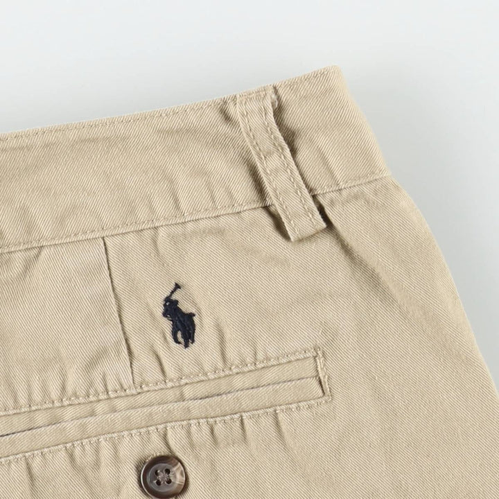 Ralph Lauren POLO by Ralph Lauren Chino Shorts, Women's Size L (equivalent to W29) cotton Beige type Vintage Second Hand