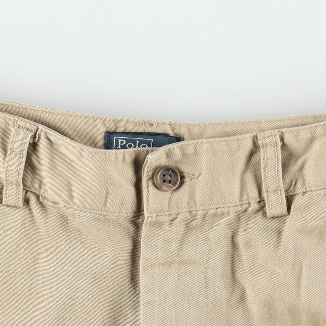 Ralph Lauren POLO by Ralph Lauren Chino Shorts, Women's Size L (equivalent to W29) cotton Beige type Vintage Second Hand