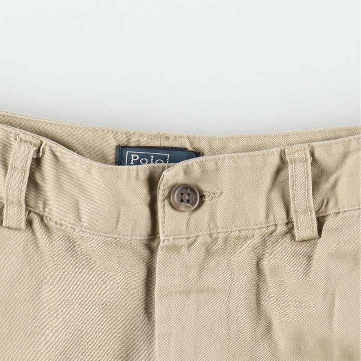 Ralph Lauren POLO by Ralph Lauren Chino Shorts, Women's Size L (equivalent to W29) cotton Beige type Vintage Second Hand