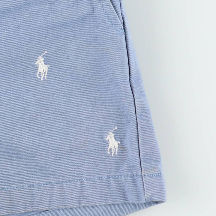 Ralph Lauren RALPH LAUREN SPORT all-over print chino shorts, women's size XL (equivalent to W31). cotton Blue type light blue Vintage Second Hand