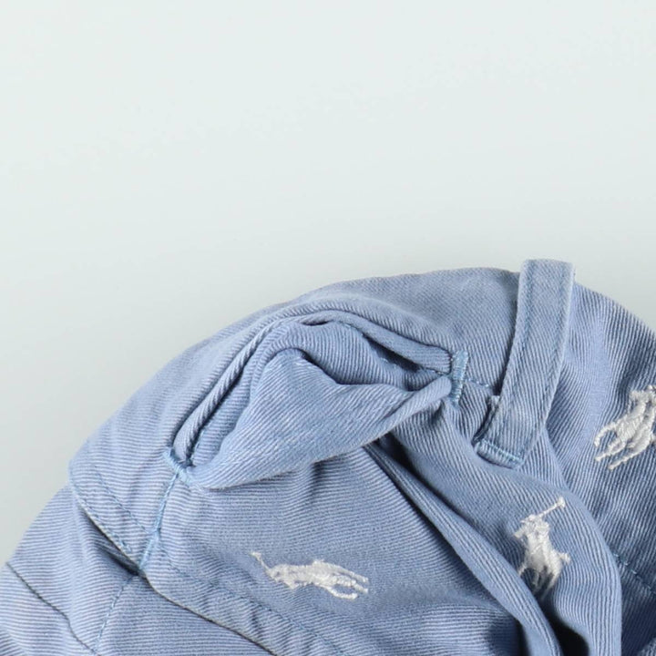 Ralph Lauren RALPH LAUREN SPORT all-over print chino shorts, women's size XL (equivalent to W31). cotton Blue type light blue Vintage Second Hand