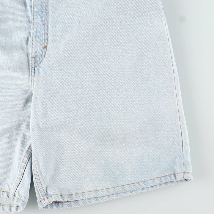 90'S Levi's 551 Relaxed Fit Denim Shorts, Made in USA, Women's XL (equivalent to W31), Vintage. cotton Blue type light blue Vintage Second Hand