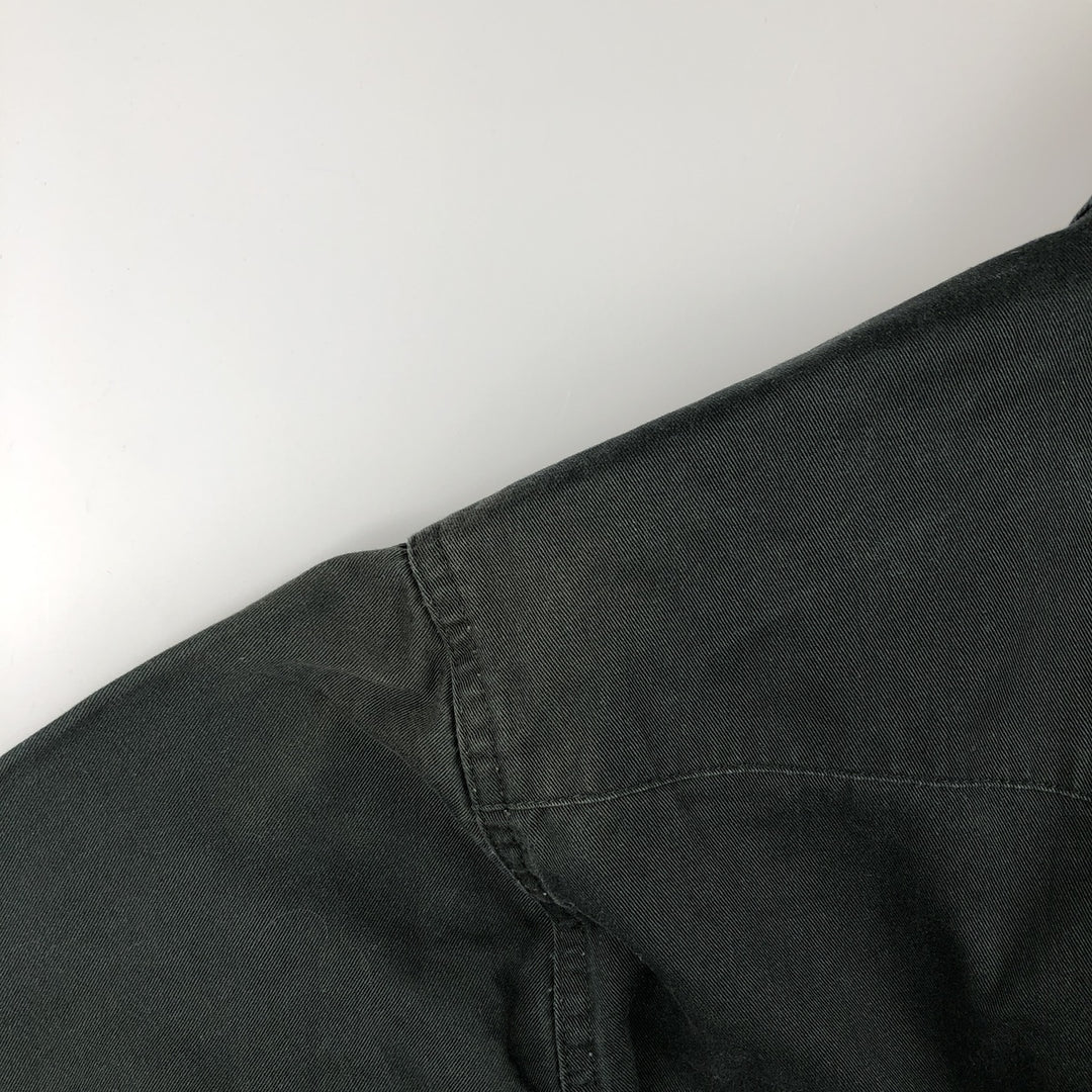 1990'S Wrangler Long-Sleeve Western Shirt, Men's Size L (approx.) cotton black type Vintage Second Hand
