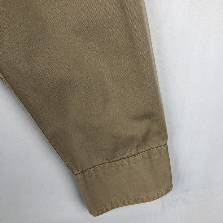 1990'S Calvin Klein Jeans Long-Sleeve Cotton Shirt, Men's Size M (approx.), Vintage cotton Beige type Vintage Second Hand