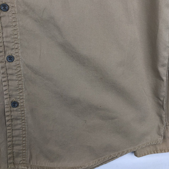 1990'S Calvin Klein Jeans Long-Sleeve Cotton Shirt, Men's Size M (approx.), Vintage cotton Beige type Vintage Second Hand