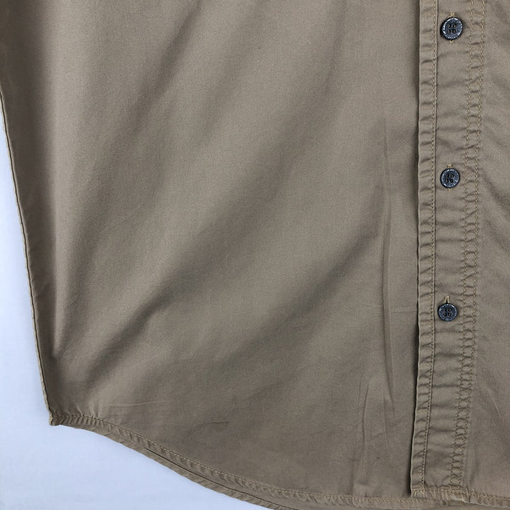 1990'S Calvin Klein Jeans Long-Sleeve Cotton Shirt, Men's Size M (approx.), Vintage cotton Beige type Vintage Second Hand