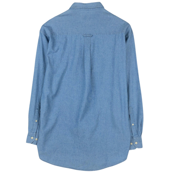Pendleton long-sleeved chambray shirt, men's size M (approx.), vintage. cotton blue type Vintage Second Hand