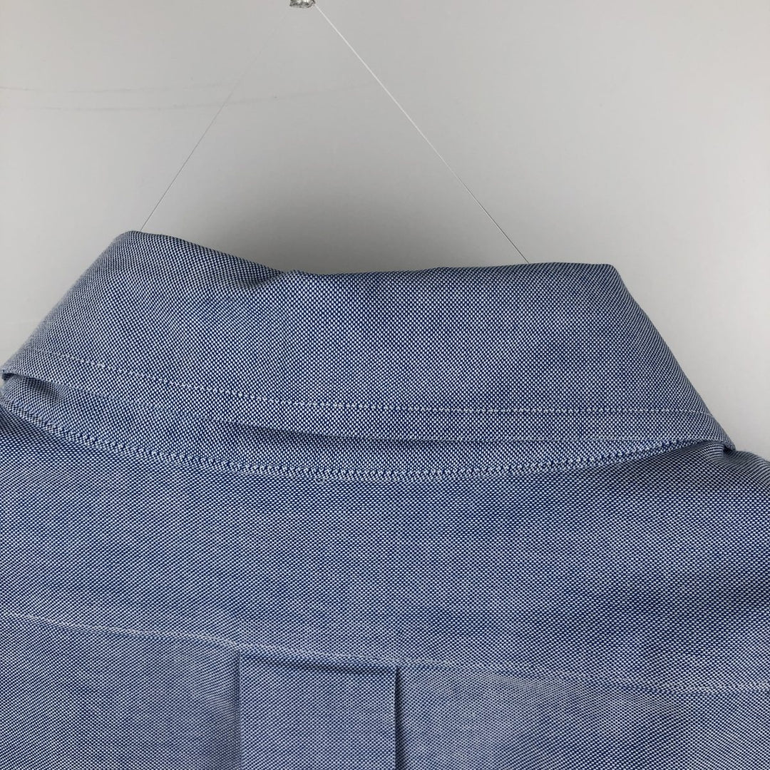 Brooks Brothers 1818 long sleeve button-down shirt, men's size L Supima Cotton blue type Vintage Second Hand
