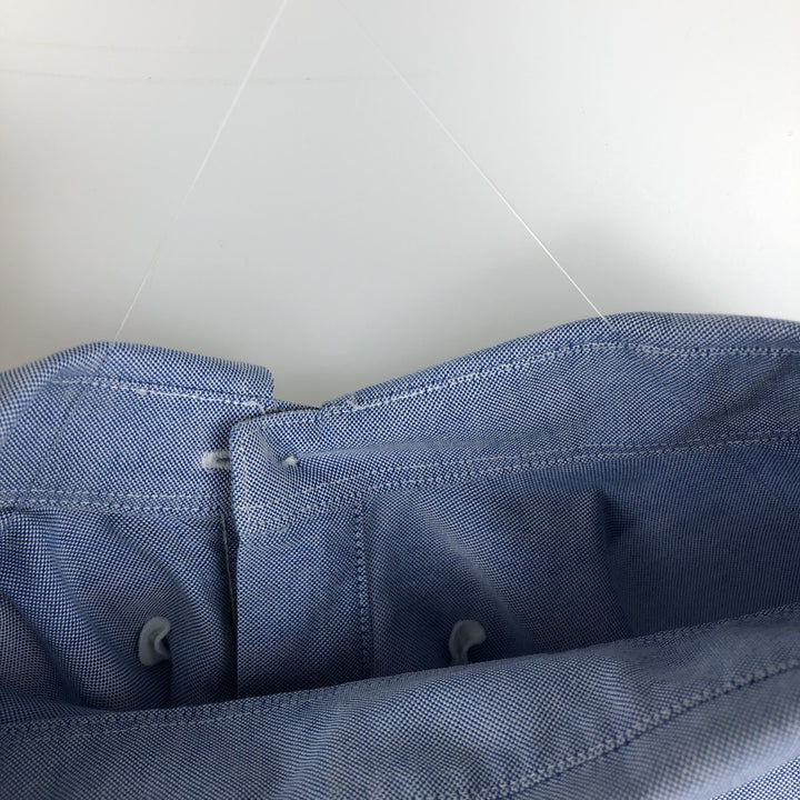Brooks Brothers 1818 long sleeve button-down shirt, men's size L Supima Cotton blue type Vintage Second Hand