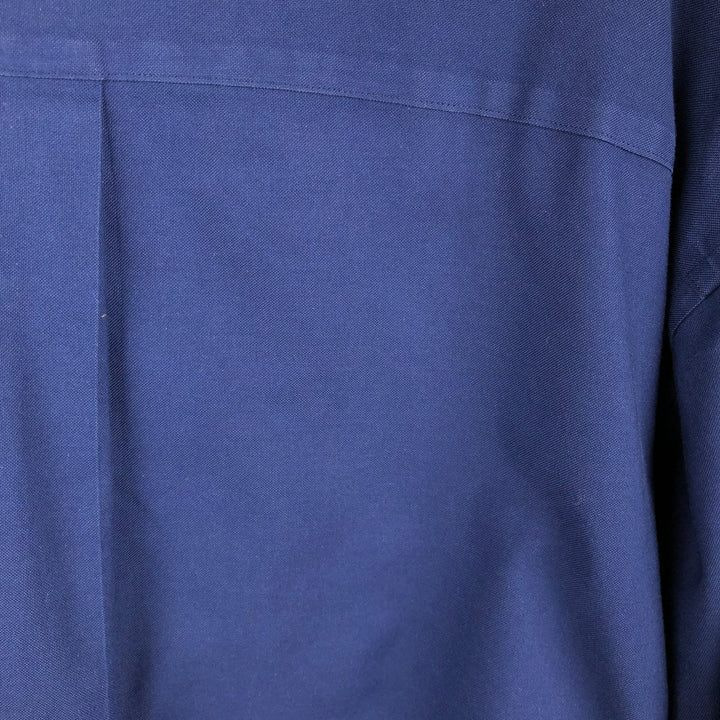 Brooks Brothers Est.1818 Long Sleeve Button-Down Shirt, Men's Size L Supima Cotton navy blue type Vintage Second Hand