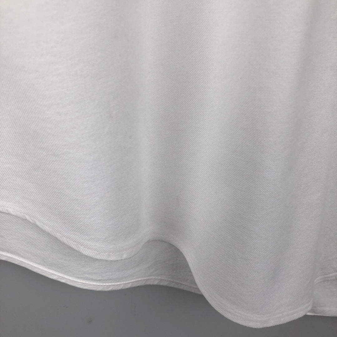 Brooks Brothers long-sleeved button-down shirt, Made in USA, Men's XL cotton white type Vintage Second Hand