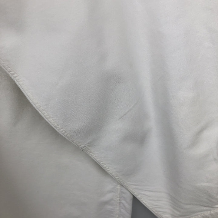 Brooks Brothers Est.1818 Long Sleeve Button Down Shirt Made in USA Men's XL Supima Cotton white type Vintage Second Hand
