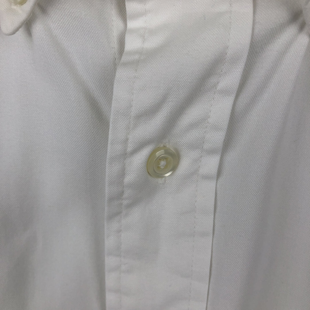 Brooks Brothers long sleeve button down shirt made in USA, size L for men cotton white type Vintage Second Hand