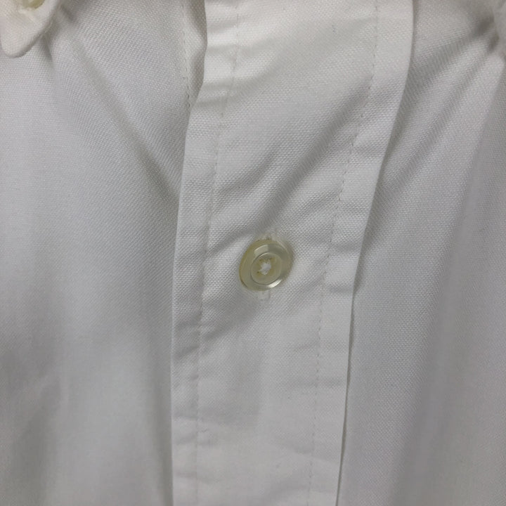 Brooks Brothers long sleeve button down shirt made in USA, size L for men cotton white type Vintage Second Hand