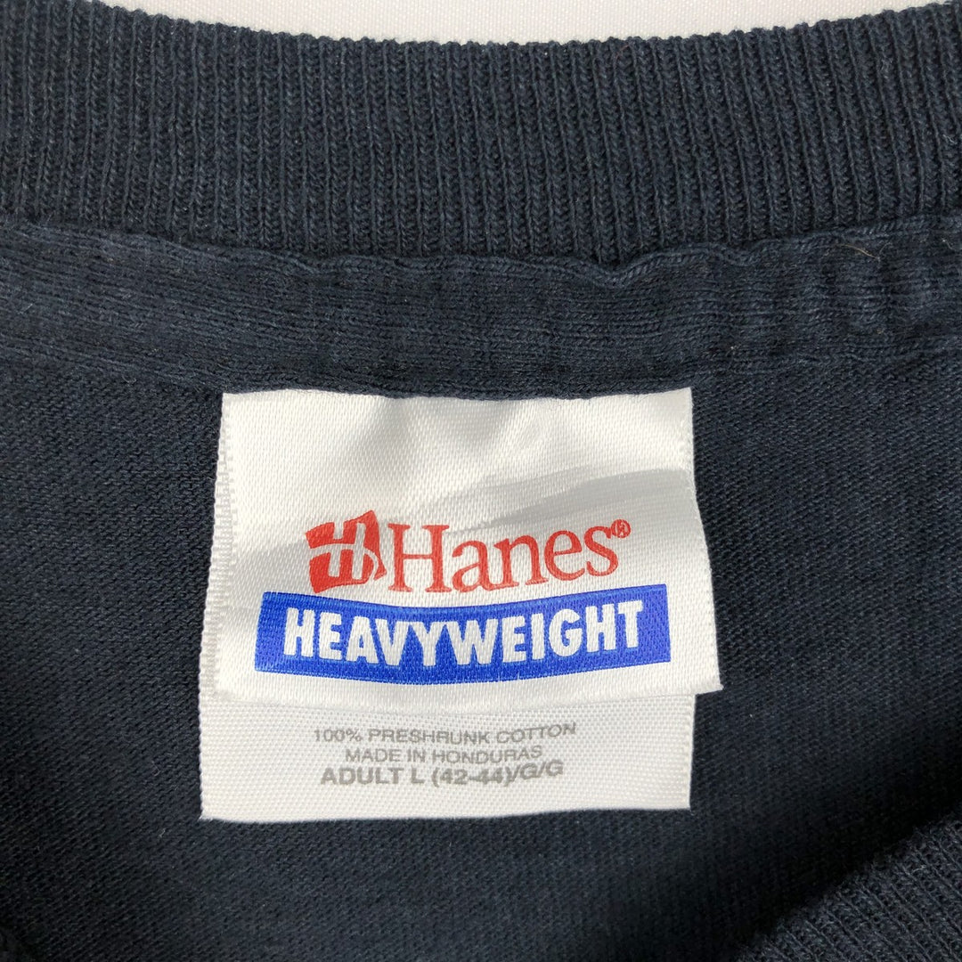Hanes THE WHO Band T-Shirt (Men's Size L) cotton black type Vintage Second Hand