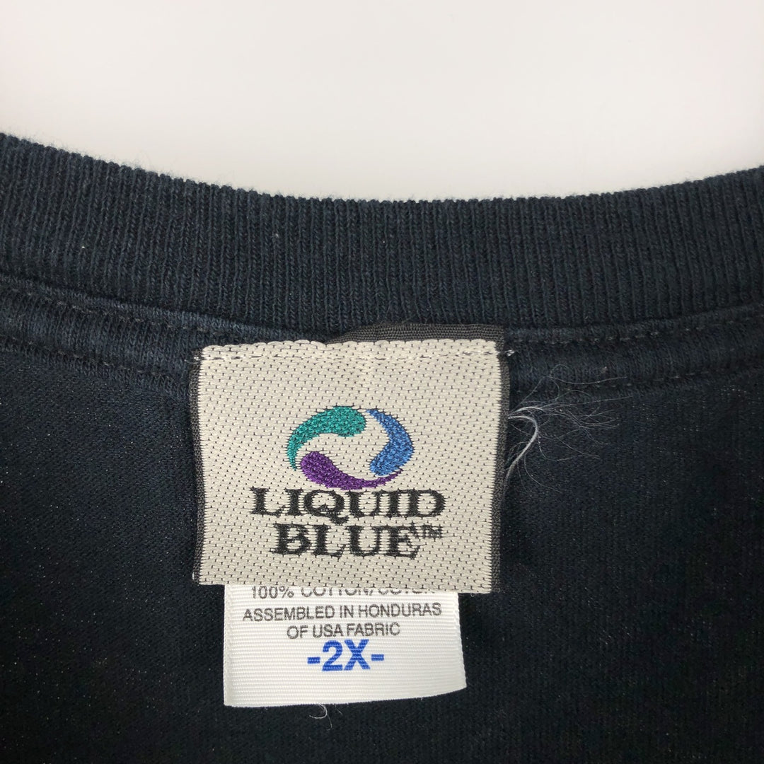 2000'S Liquid Blue AC cotton black type Vintage Second Hand