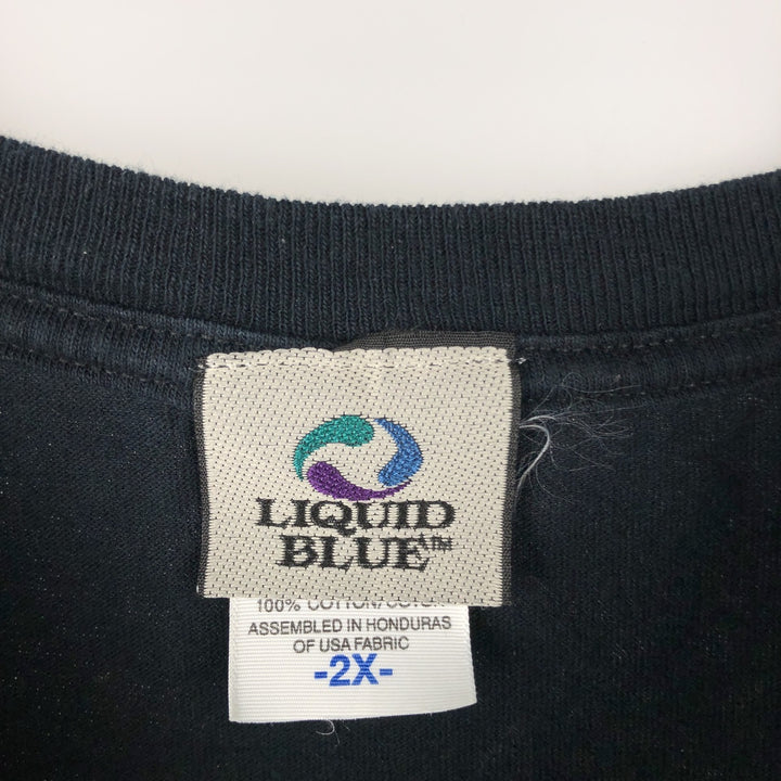 2000'S Liquid Blue AC cotton black type Vintage Second Hand