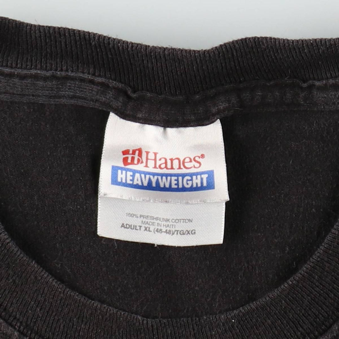 2000'S Hanes KISS band t-shirt, men's size XL equivalent. cotton black type Vintage Second Hand