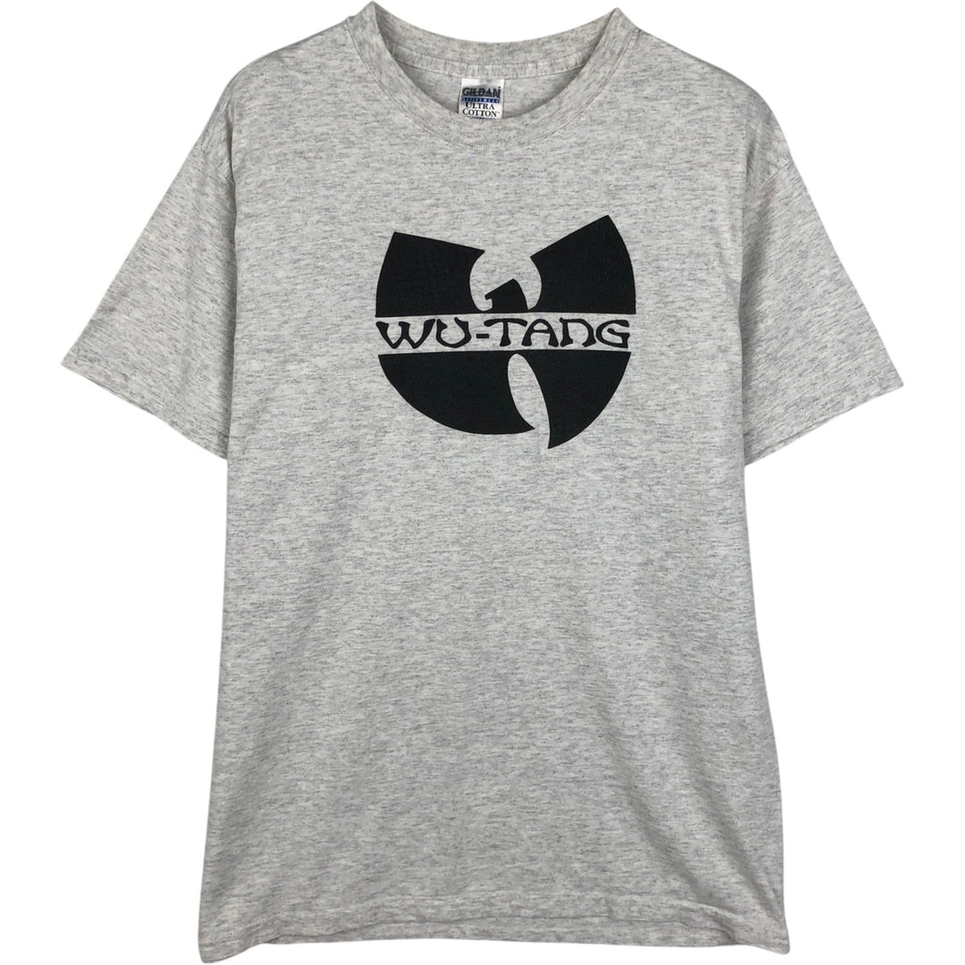 2000'S Gildan Wu-Tang Clan Rap T-Shirt (Men's Size M) cotton gray type Vintage Second Hand