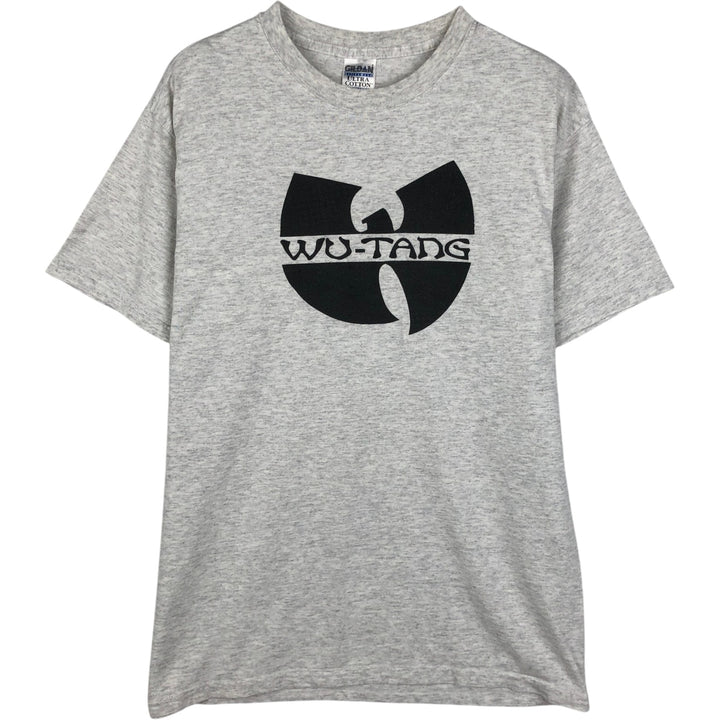 2000'S Gildan Wu-Tang Clan Rap T-Shirt (Men's Size M) cotton gray type Vintage Second Hand
