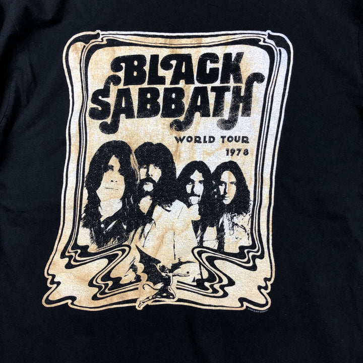 Winterland BLACK SABBATH Band T-Shirt (Men's XL equivalent) cotton black type Vintage Second Hand