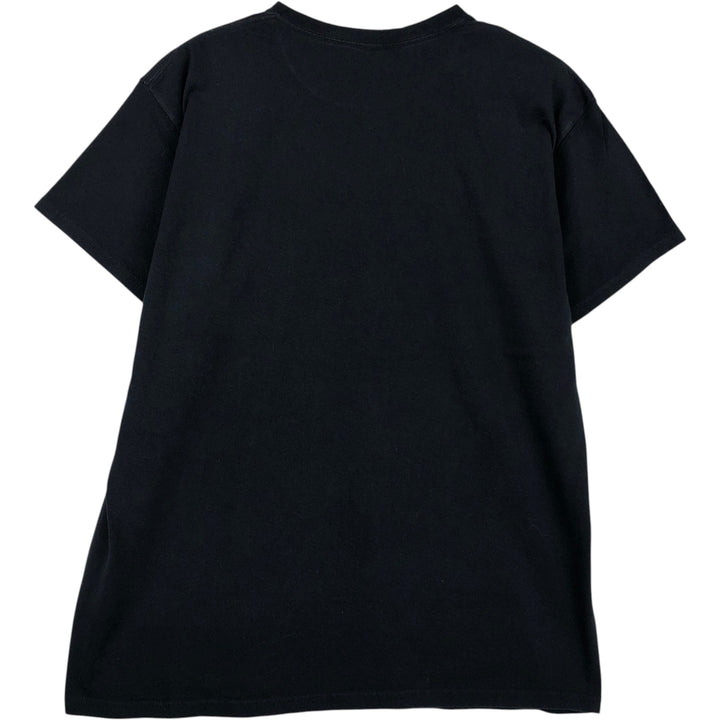 NIRVANA Nirvana Band T-shirt, Band T, Men's L size cotton black type Vintage Second Hand