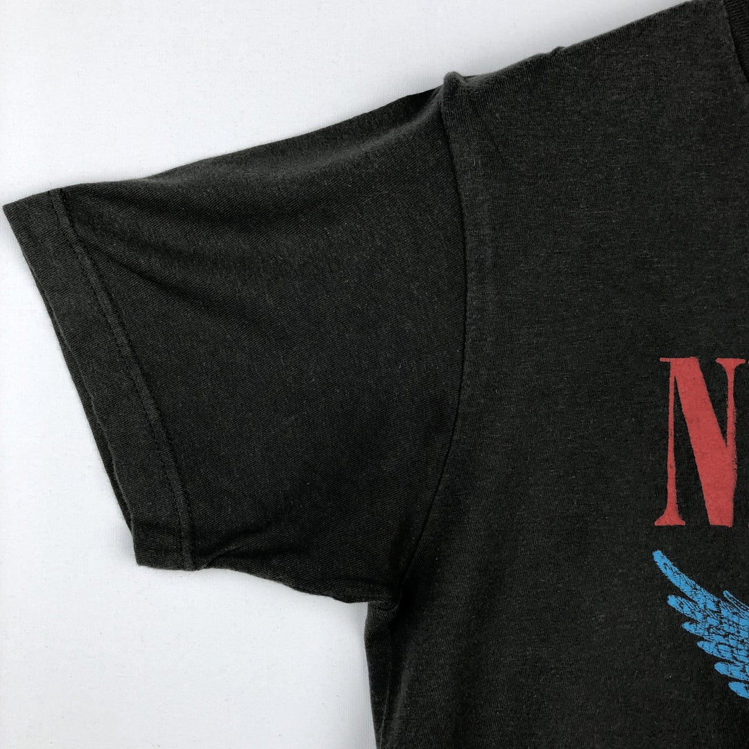 NIRVANA Nirvana Band T-shirt, Band T, Men's S size cotton Charcoal Vintage Second Hand