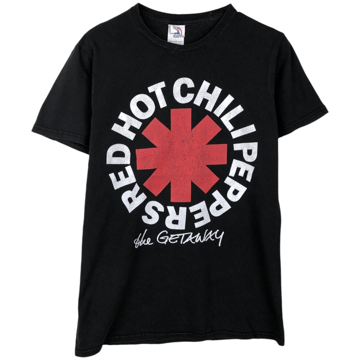 DELTA SOFT RED HOT CHILI PEPPERS Band T-shirt (Men's Size M) cotton black type Vintage Second Hand