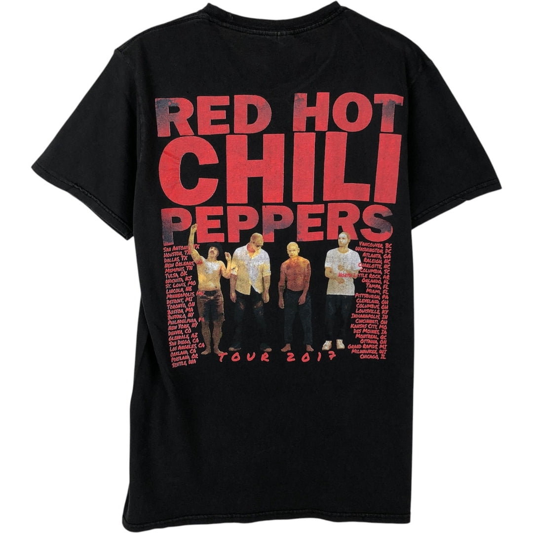 DELTA SOFT RED HOT CHILI PEPPERS Band T-shirt (Men's Size M) cotton black type Vintage Second Hand